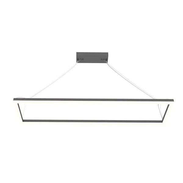 Black LED Suspended Frame Fixture, 40W/50W/60W, 3000K/3500K/4000K - Green Lighting Wholesale