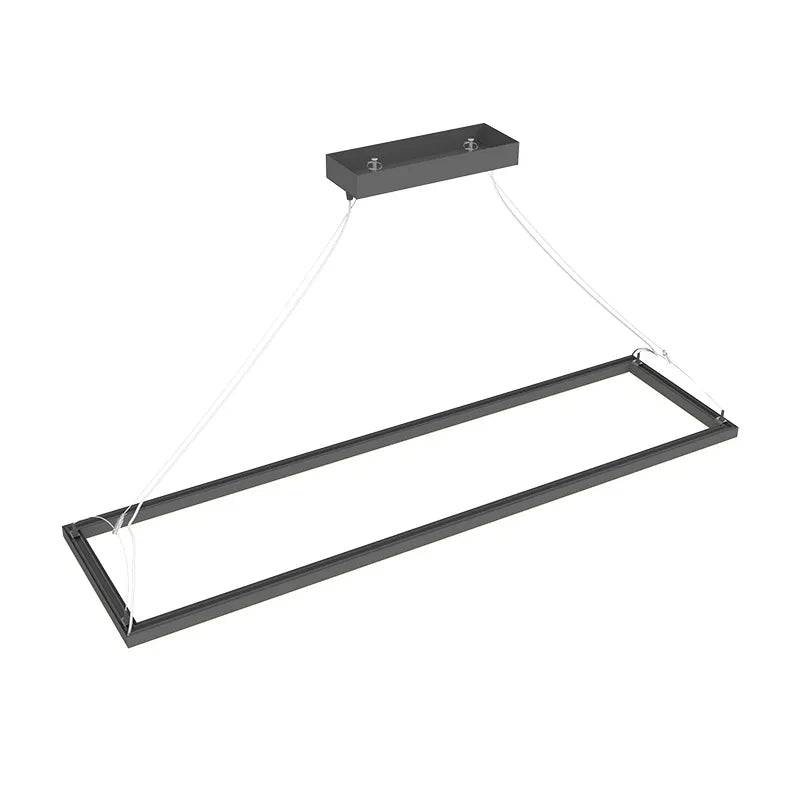 Black LED Frame Fixture 40W/50W/60W - Adjustable Color Temp