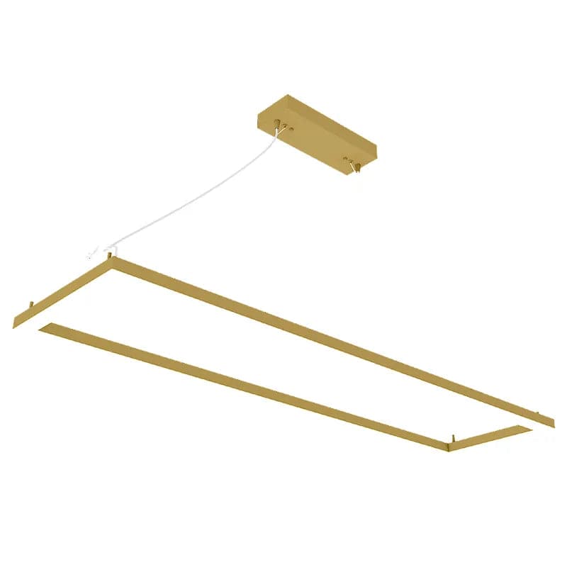 Gold LED Suspended Frame Fixture, 40W/50W/60W