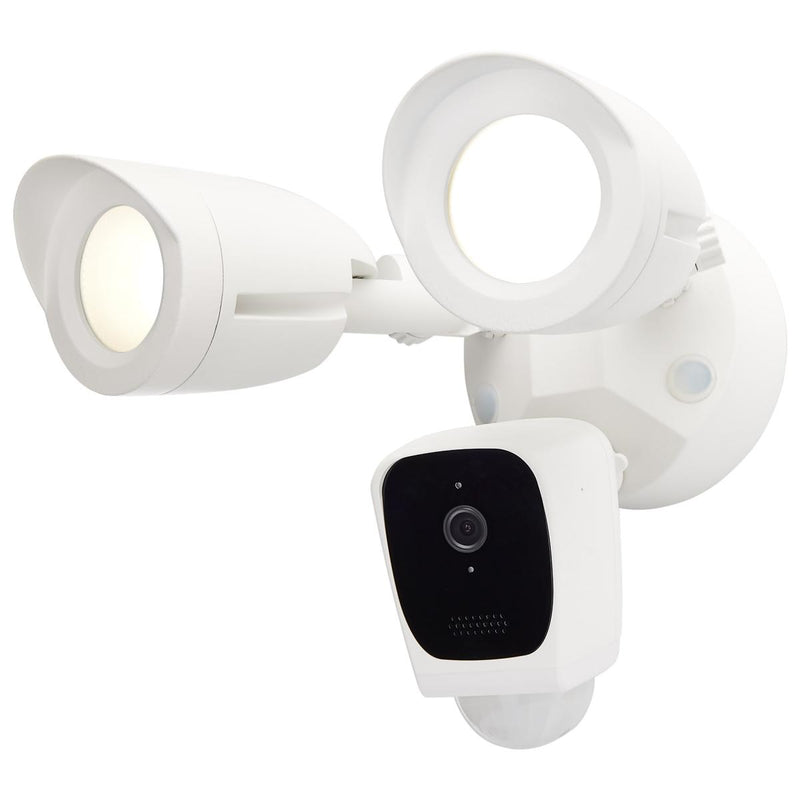 Bullet Outdoor SMART Security Camera; Starfish enabled; White Finish - Green Lighting Wholesale