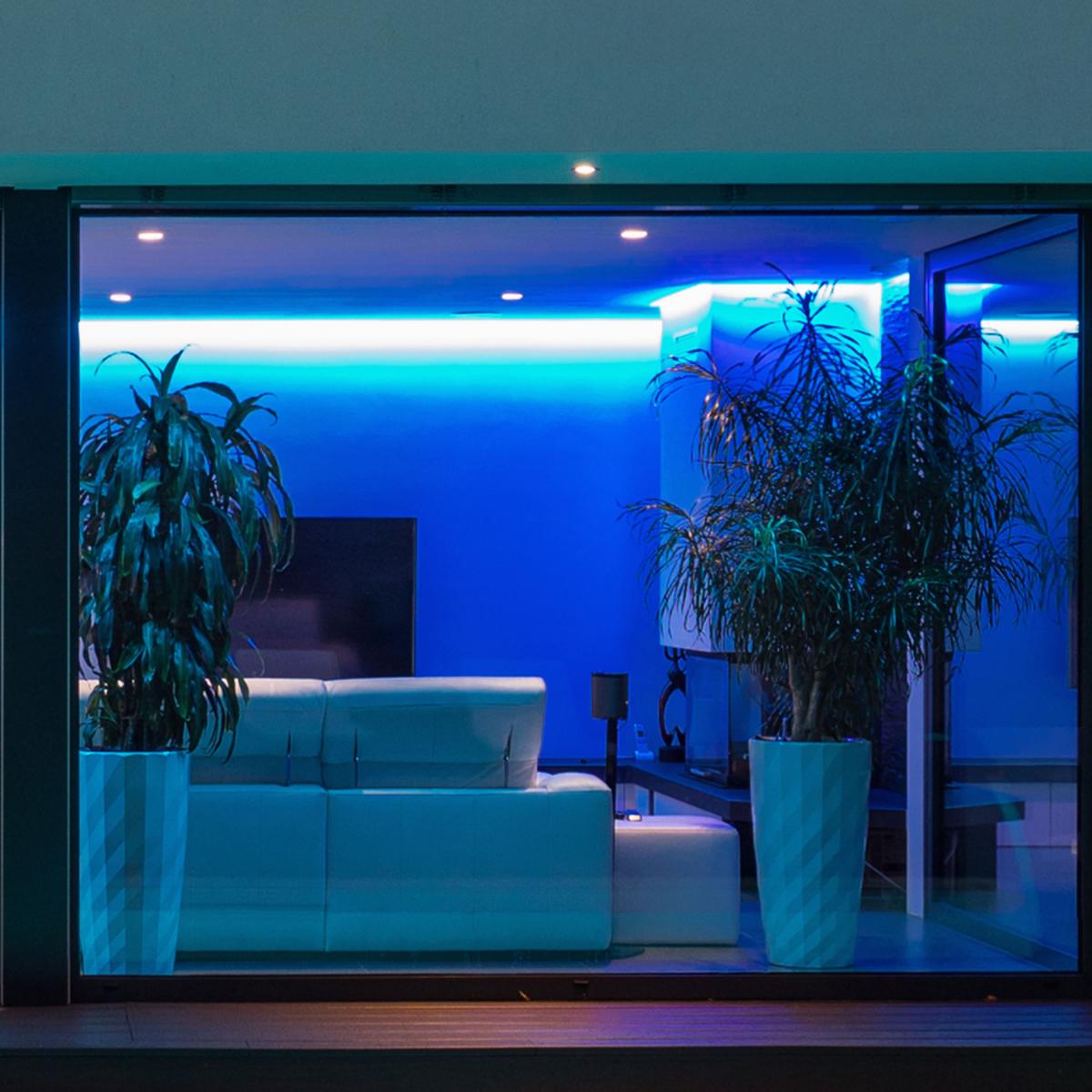 10 Watt; 5-6 in. LED Recessed Downlight; RGB &amp; Tunable White