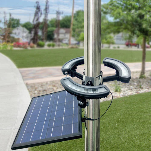 Solar Flag Pole Light 18 Watt - Green Lighting Wholesale
