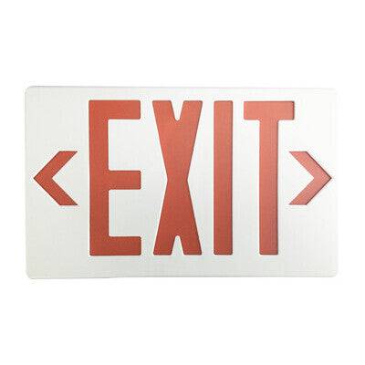 Exit Sign Red White Housing - Green Lighting Wholesale