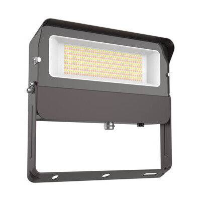 Flood Light 150/100/80W 50/40/3000K 120-277V 0-10V Dimming Yoke Photocell - Green Lighting Wholesale