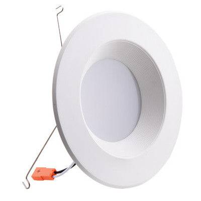 Residential Downlight Retrofit 6in 750 Lumens 11W 80 CRI 3000 CCT 120V White Trim with Baffle - Green Lighting Wholesale