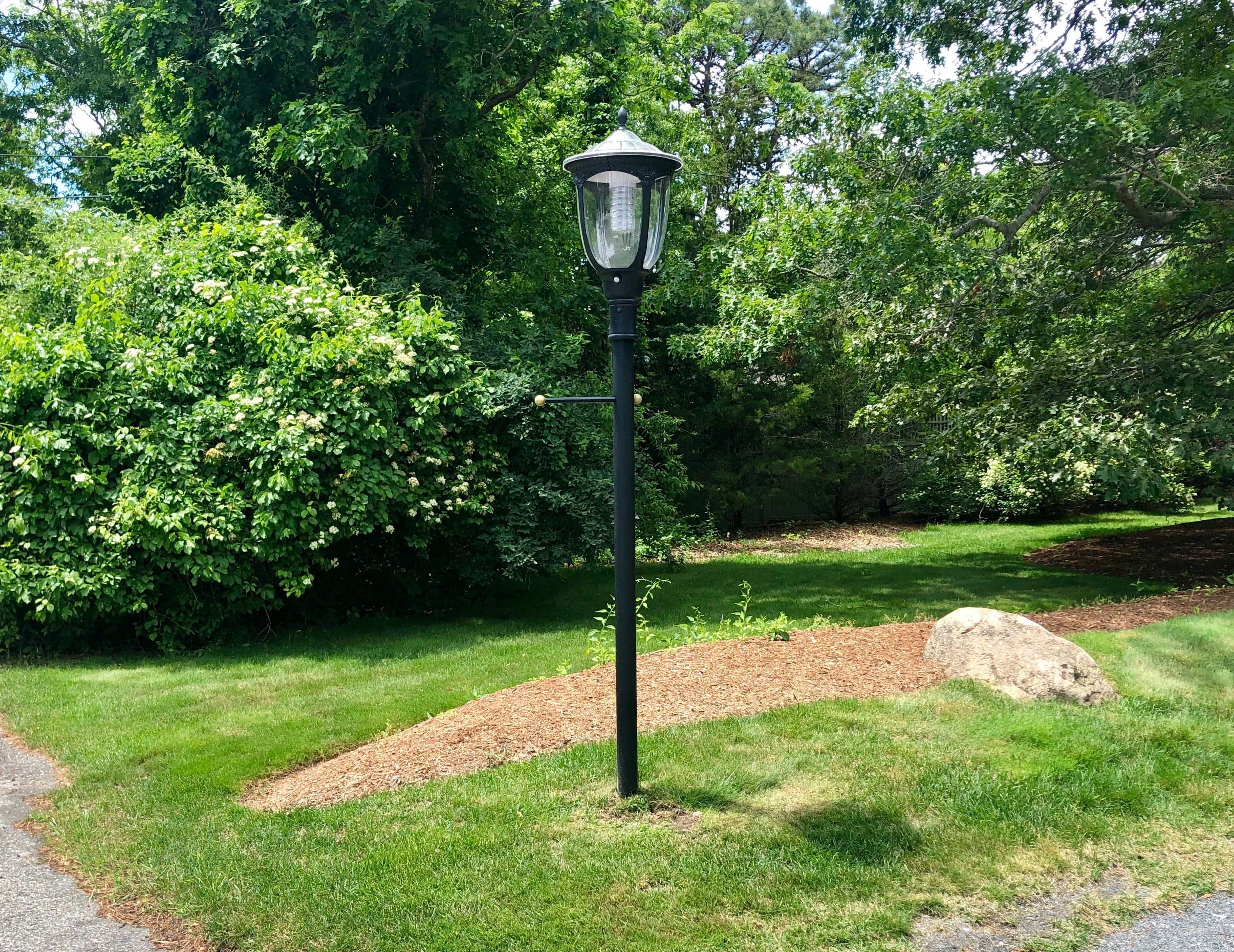 Light Efficient Design 20 Watt LED Solar Post Top- 4000K - Green Lighting Wholesale