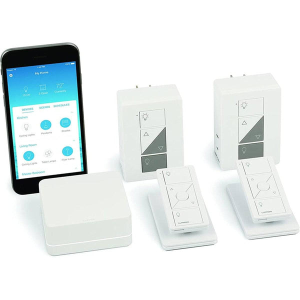 Caseta Wireless Smart Plug-In Dimmer Switch (2 count) Smart Bridge, Pico Remote Control Kit - Green Lighting Wholesale