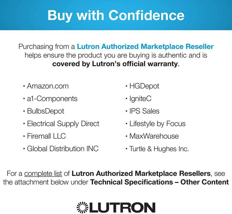 Lutron Caseta Wireless Smart Lighting Dimmer Switch Starter Kit - Green Lighting Wholesale