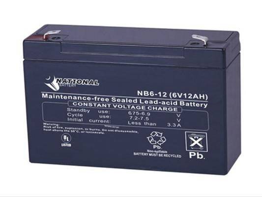 UPS - High Rate Series 6V 12AH T2 Battery - Green Lighting Wholesale