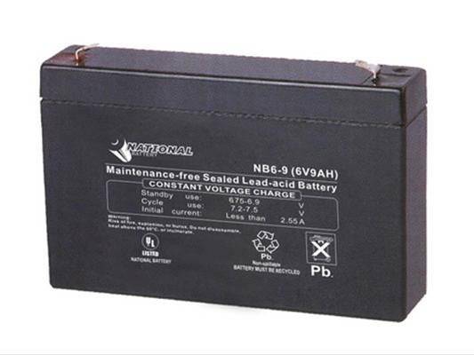 UPS - High Rate Series 6V 9AH T2 Battery - Green Lighting Wholesale
