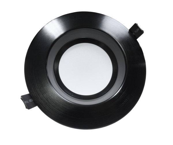6 inch Recessed High-Output LED Downlight, Direct to Ceiling Kit, Black, 2700K - Green Lighting Wholesale