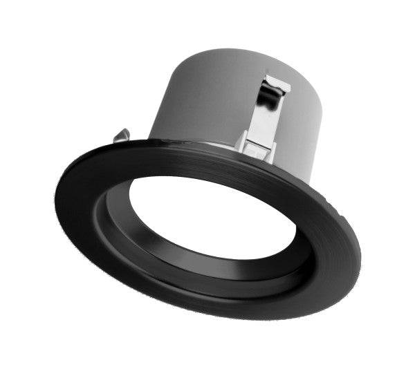 4 in. LED Recessed Downlight Retrofit Light Fixture in Black, 5000K - Green Lighting Wholesale