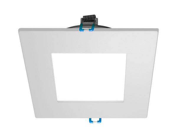 4 in. Square White Flat Panel LED Downlight in 3000K - Green Lighting Wholesale
