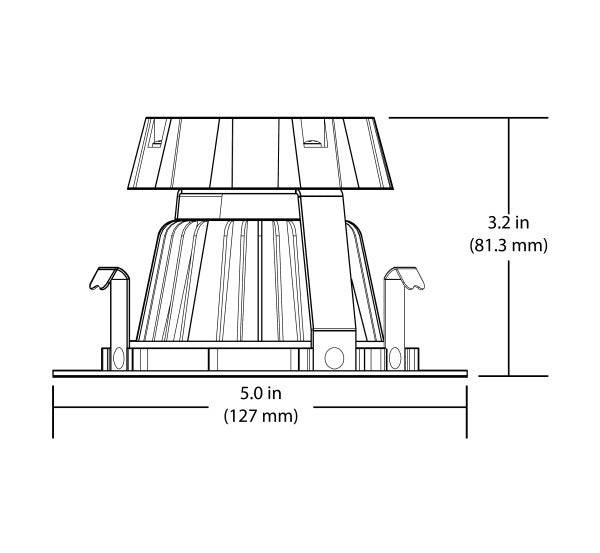 4 in. White Gimbal LED Recessed Downlight, 3000K - Green Lighting Wholesale