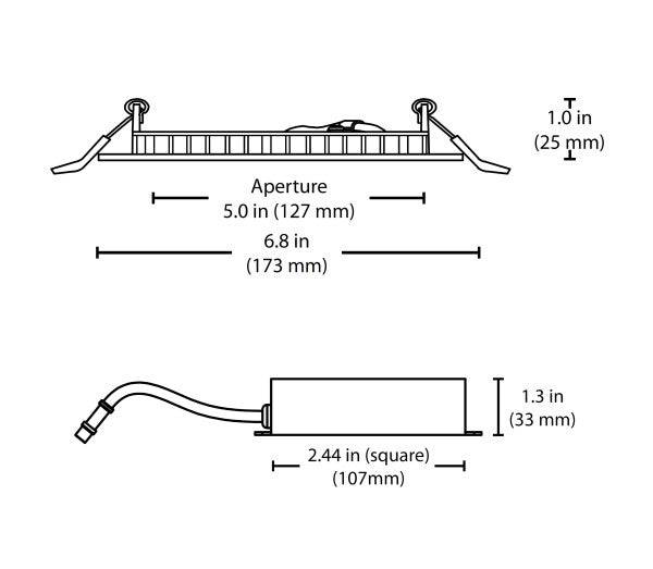 Led light flat round hotsell