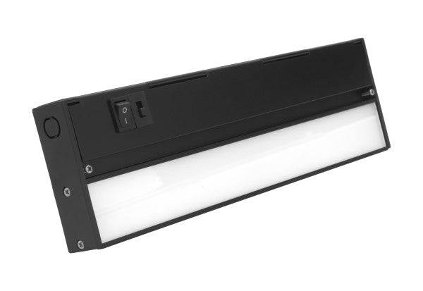 12.5-inch Black Selectable LED Under Cabinet Light - Green Lighting Wholesale