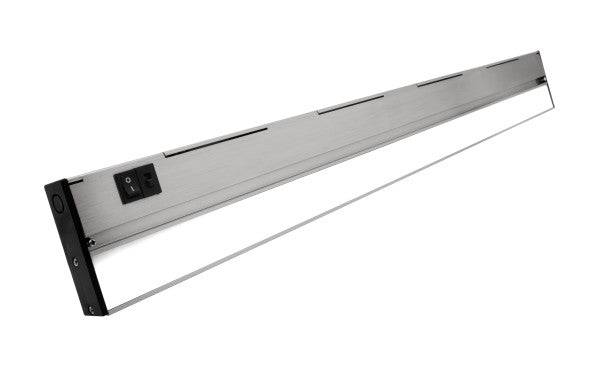 30-inch Nickel Selectable LED Under Cabinet Light - Green Lighting Wholesale