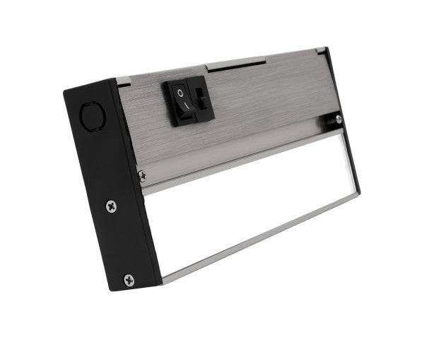 8-inch Nickel Selectable LED Under Cabinet Light - Green Lighting Wholesale