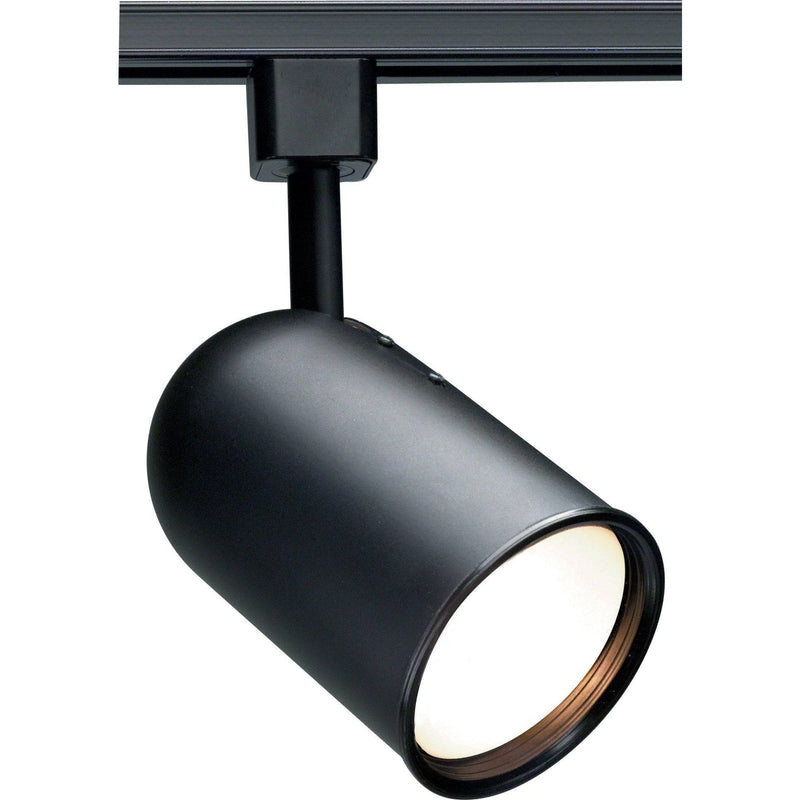 Black 1-Light R30 Bullet Cylinder Track Lighting Head - Green Lighting Wholesale