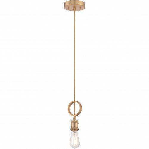 Brass Pendant - Includes 40W A19 Vintage Lamp - Green Lighting Wholesale