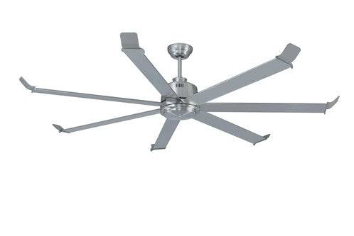 7-Blade, 70” Ceiling Fan, Brushed Pewter Wet Listed