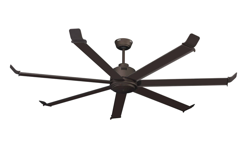 Arctic Chill 7-Blade 80” Ceiling Fan Oil Rubbed Bronze with Wall control - Green Lighting Wholesale