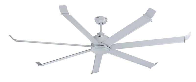 Arctic Chill 7-Blade 80” Ceiling Fan White with Wall control - Green Lighting Wholesale