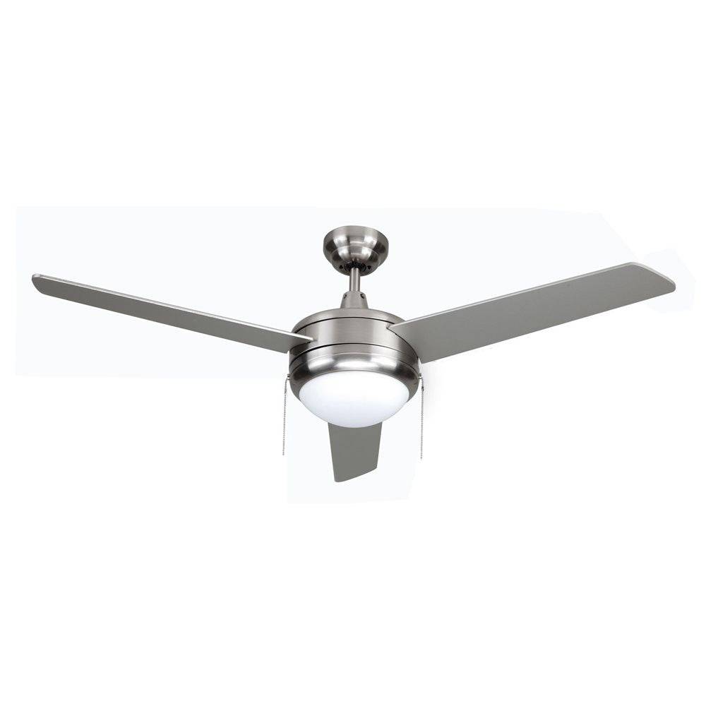 Contempo 3 Blade Ceiling Fan In Brushed