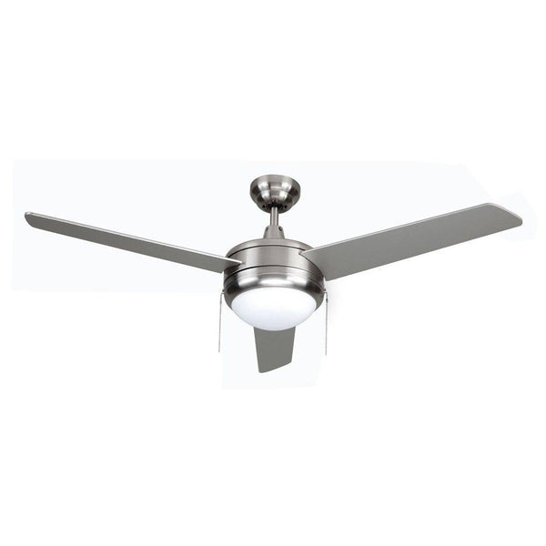 Contempo 3 Blade Ceiling Fan in Brushed Nickel - Green Lighting Wholesale