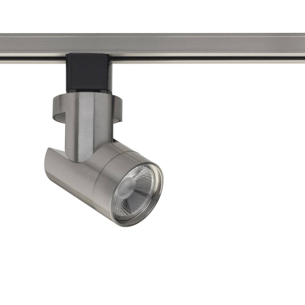 LED 12W Track Head - Barrel - Brushed Nickel Finish - 36 Degree Beam - Green Lighting Wholesale