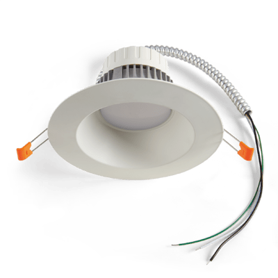 Trimflex 277V 6 in. 3000K, 1350lm LED Downlight Trim White - Green Lighting Wholesale