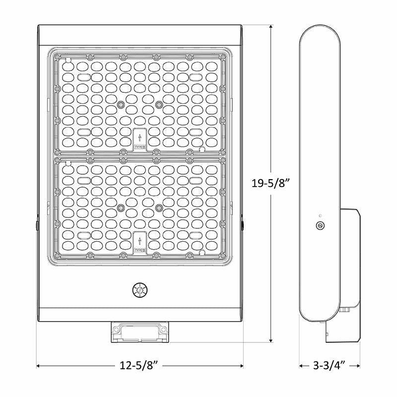 WestGate High Lumen Area Light, Multi Wattage, 150W-300W, 5000K, 480V - Green Lighting Wholesale