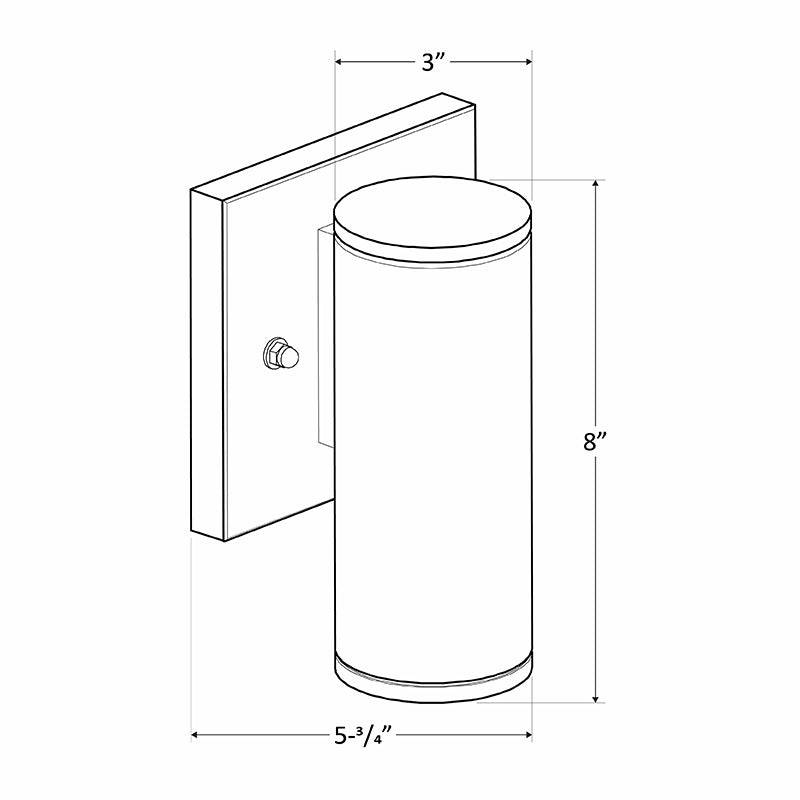 WMC3 - 3" Multi-Kelvin White LED Wall Mount Cylinder Up/ Down Light - Green Lighting Wholesale