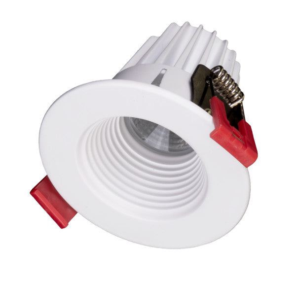 2-inch Round LED Canless Downlight in White, 3000K